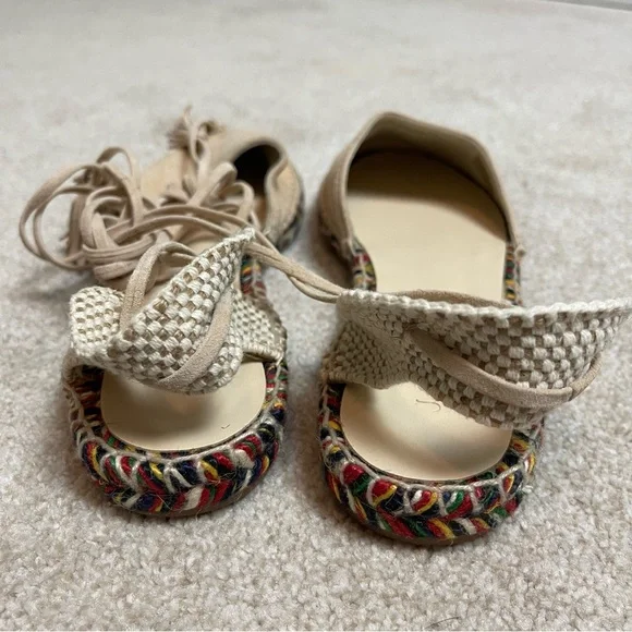 NEW J Crew Baja Flat Espadrille Suede Sandals Made in Spain G4208 Size 10 - Picture 7 of 12